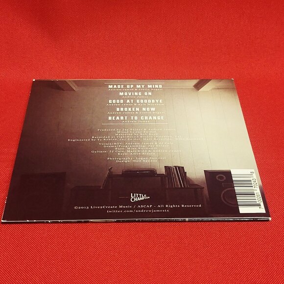 Moving On Andrew James CD 2013 Signed - Picture 4 of 8